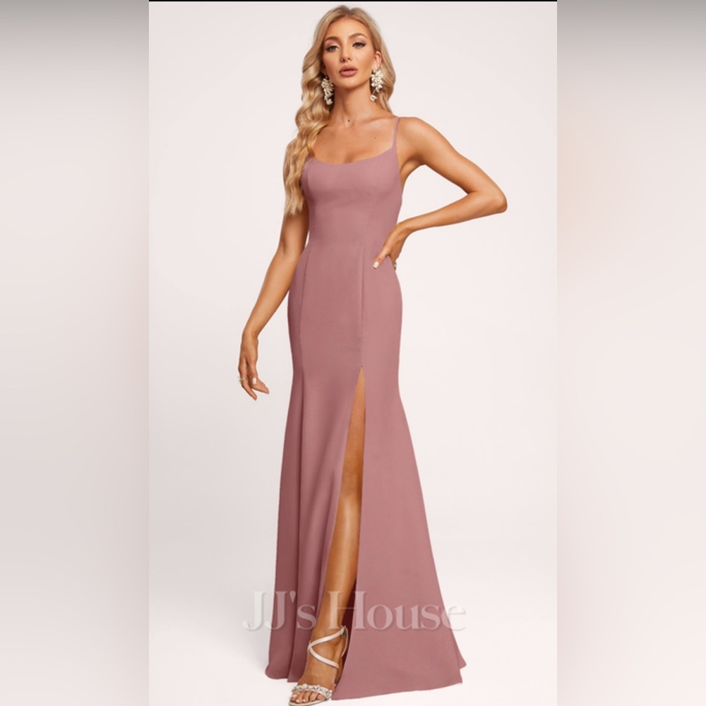 JJ’s House Mauve Chiffon Dress Size 0